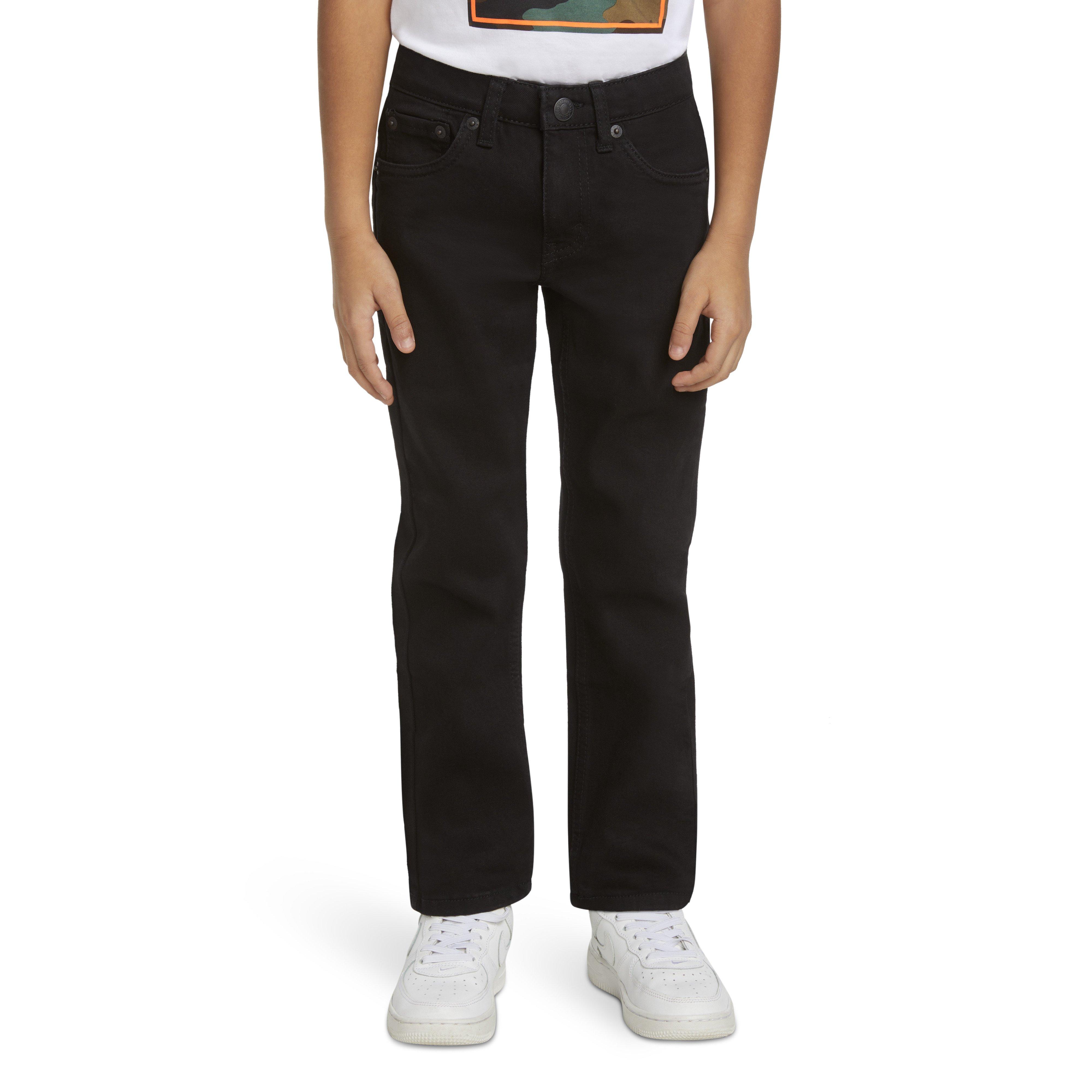 Levi's Little Boys' 511 Eco-Soft Performance Slim Fit Black Wash Denim Straight Jeans - BLACK